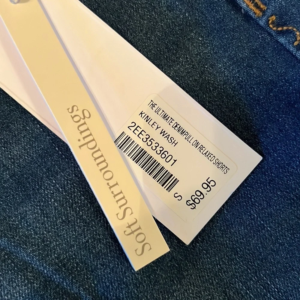 24. Soft Surroundings The Ultimate Denim Pull On Relaxed Shorts in Kinley Wash